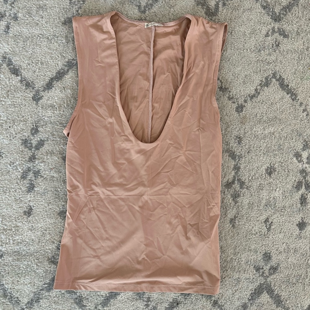 Free People Intimately Woodland Low Scoop Tank Top Small